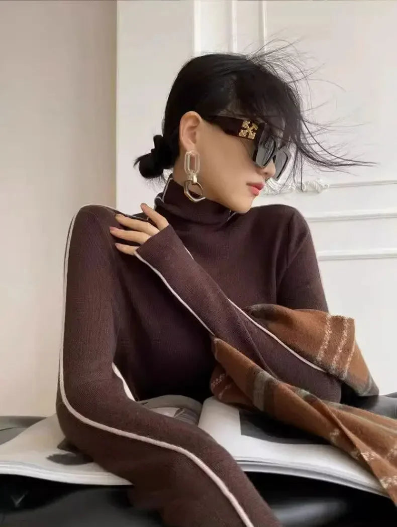 Turtleneck Office Sweater